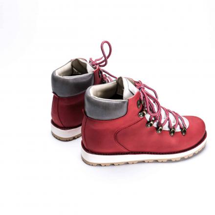 Ботинки хайкеры из нубука кораллового цвета Matt Coral