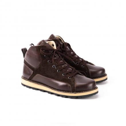 Зимние ботинки из кожи и замши Orongo Hike Chocolate