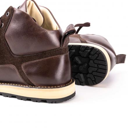 Зимние ботинки из кожи и замши Orongo Hike Chocolate