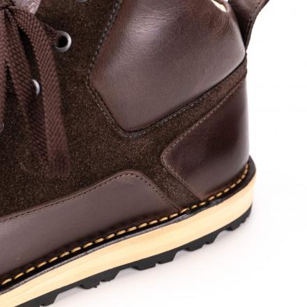 Зимние ботинки из кожи и замши Orongo Hike Chocolate