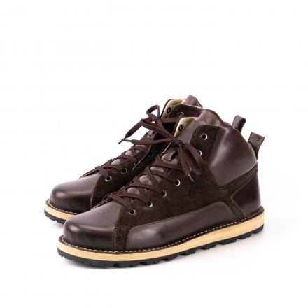Зимние ботинки из кожи и замши Orongo Hike Chocolate