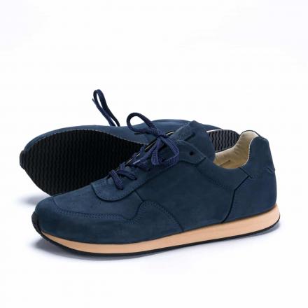 Кроссовки из синего нубука CODE Navy nubuck