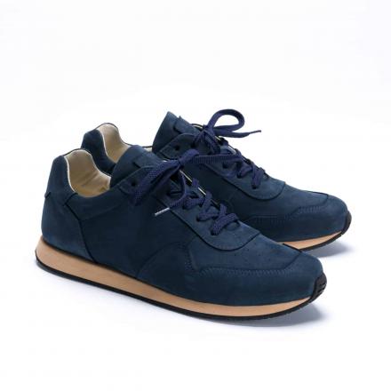 Кроссовки из синего нубука CODE Navy nubuck