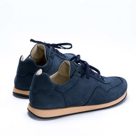 Кроссовки из синего нубука CODE Navy nubuck