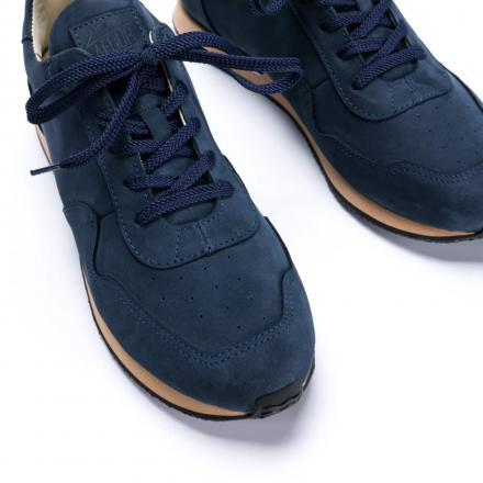 Кроссовки из синего нубука CODE Navy nubuck