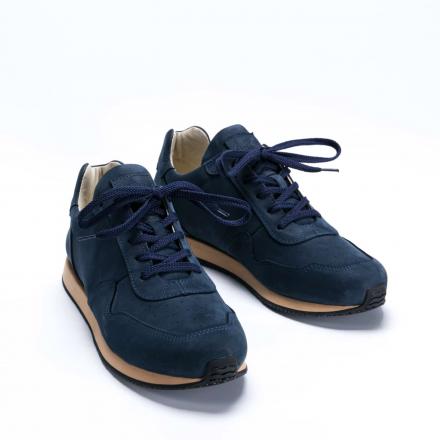 Кроссовки из синего нубука CODE Navy nubuck