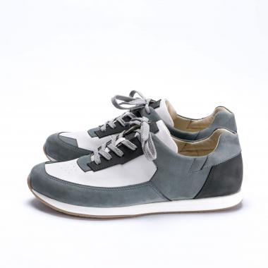 Shadow Pigeon gray nubuck and leather sneakers