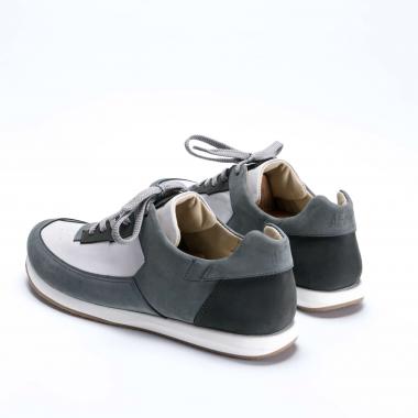 Shadow Pigeon gray nubuck and leather sneakers