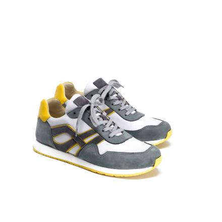 Кожаные кроссовки Sabotage Lemon Grey
