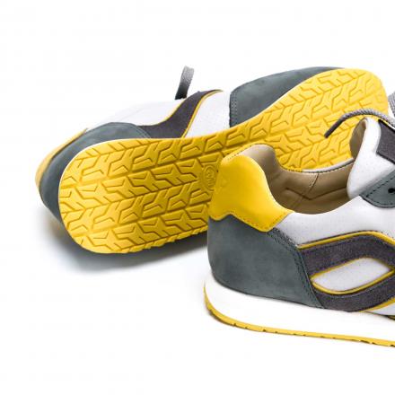 Кожаные кроссовки Sabotage Lemon Grey