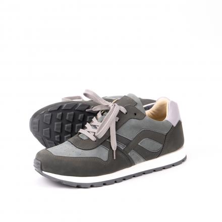 Кроссовки из нубука Sabotage Grey Grey Trek