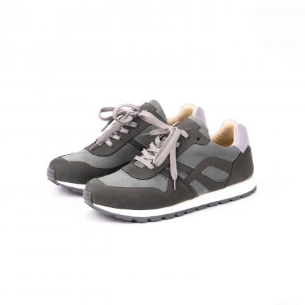 Кроссовки из нубука Sabotage Grey Grey Trek