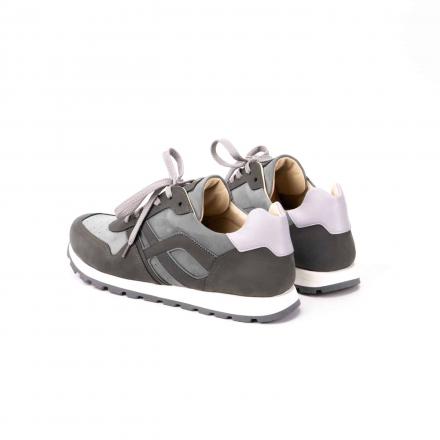 Кроссовки из нубука Sabotage Grey Grey Trek