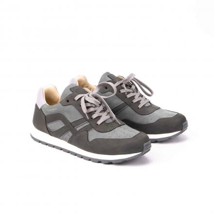 Кроссовки из нубука Sabotage Grey Grey Trek