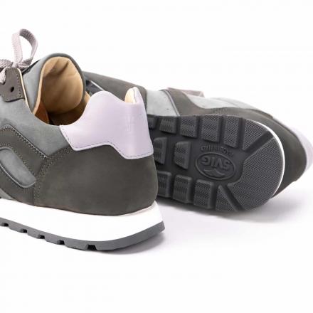 Кроссовки из нубука Sabotage Grey Grey Trek