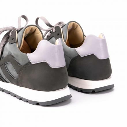Кроссовки из нубука Sabotage Grey Grey Trek