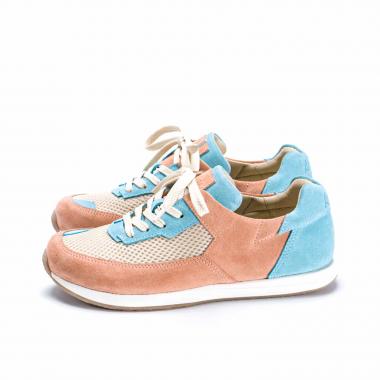 Shadow Peach Lagoon Suede Sneakers