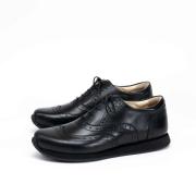 Brogue sneakers Croco Black