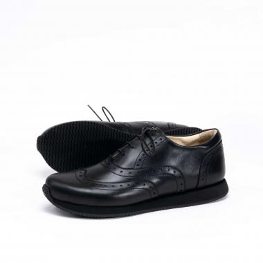 Brogue sneakers Croco Black