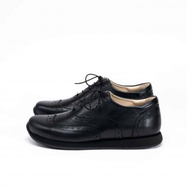 Brogue sneakers Croco Black