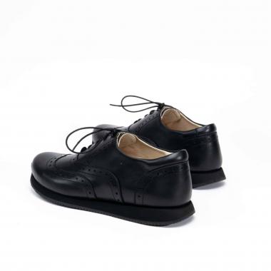 Brogue sneakers Croco Black