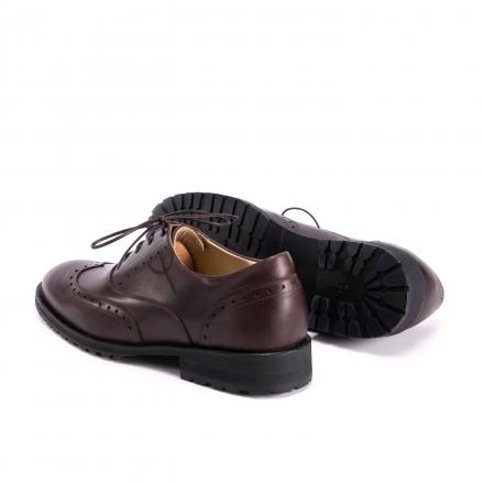 Классические мужские ботинки на усиленной подошве Brogue №1 Mocco Trek
