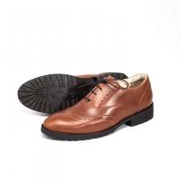 Классические мужские ботинки Brogue №1 Cognac Trek