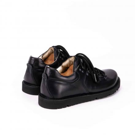 Кожаные ботинки хайкеры Lowker All Black