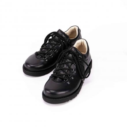 Кожаные ботинки хайкеры Lowker All Black