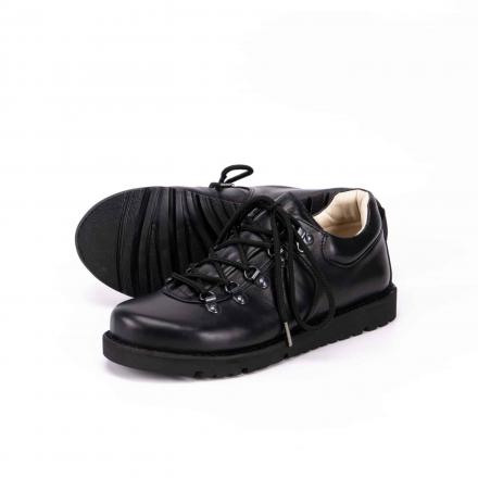 Кожаные ботинки хайкеры Lowker All Black