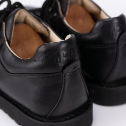 Кожаные ботинки хайкеры Lowker All Black