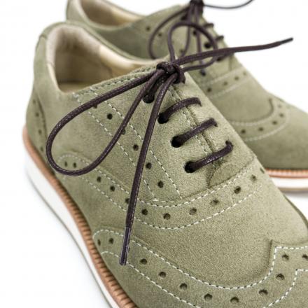 Женские полуботинки Brogue №2 Moss Suede