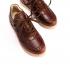 Кожаные брогированные кроссовки Sabotage Brogue Brandy
