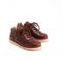 Кожаные брогированные кроссовки Sabotage Brogue Brandy