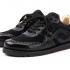 Кожаные брогированные кроссовки Sabotage Brogue Back to Black