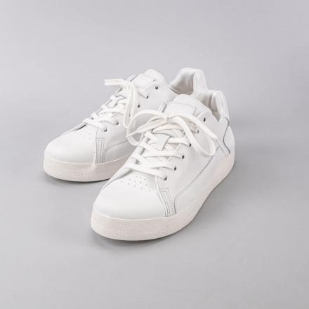 Классические белые кожаные кеды Orongo White