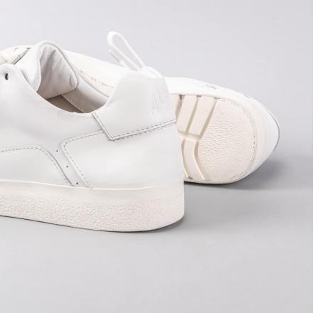 Классические белые кожаные кеды Orongo White