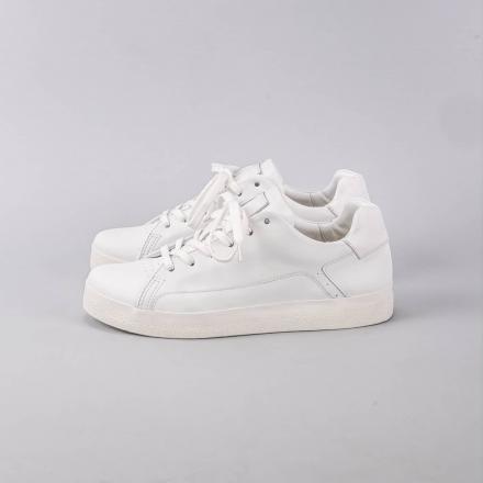 Классические белые кожаные кеды Orongo White