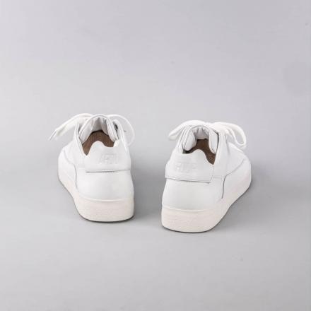 Классические белые кожаные кеды Orongo White