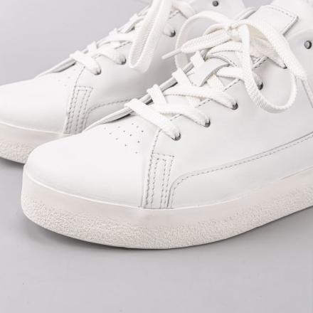 Классические белые кожаные кеды Orongo White