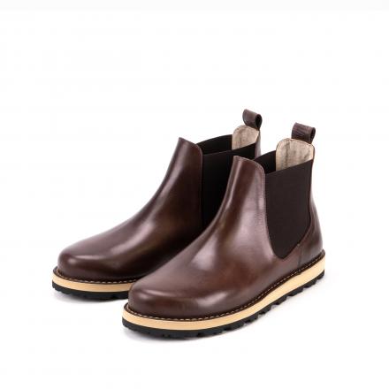 Классические ботинки челси на усиленной прошитой подошве Chelsea Hike Mocco