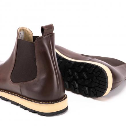 Классические ботинки челси на усиленной прошитой подошве Chelsea Hike Mocco