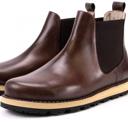 Классические ботинки челси на усиленной прошитой подошве Chelsea Hike Mocco