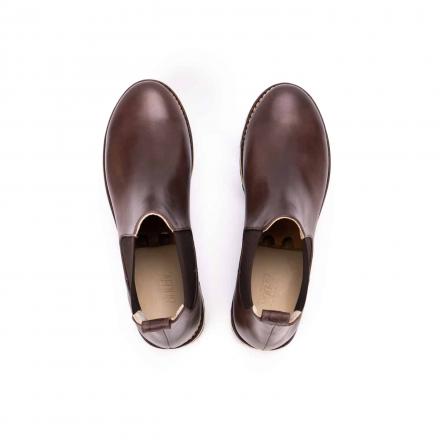 Классические ботинки челси на усиленной прошитой подошве Chelsea Hike Mocco