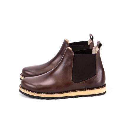 Классические ботинки челси на усиленной прошитой подошве Chelsea Hike Mocco