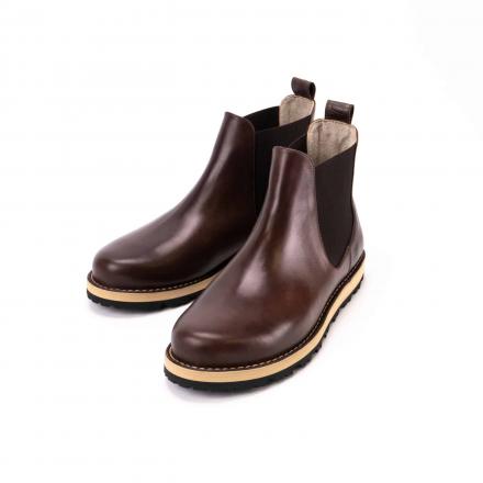 Классические ботинки челси на усиленной прошитой подошве Chelsea Hike Mocco