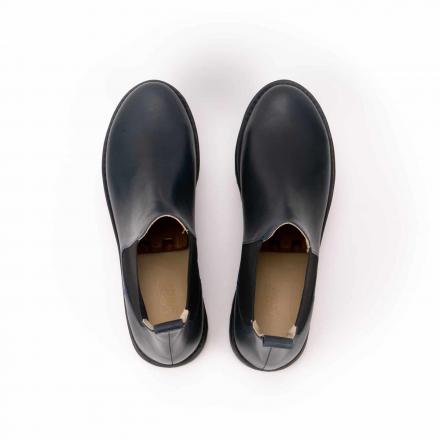 Классические ботинки челси на усиленной прошитой подошве Chelsea Hike Deep Ocean