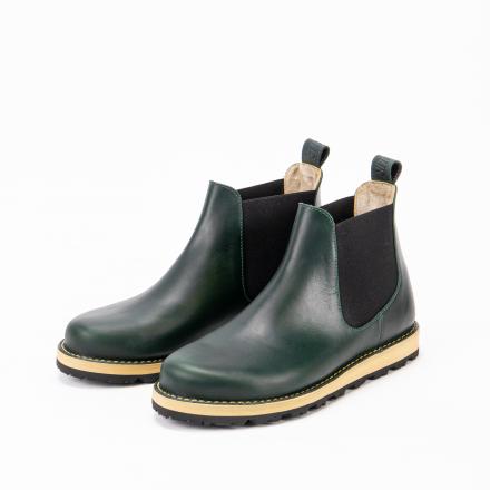 Классические ботинки челси на усиленной прошитой подошве Chelsea Hike Emerald