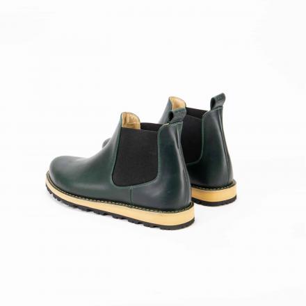 Классические ботинки челси на усиленной прошитой подошве Chelsea Hike Emerald