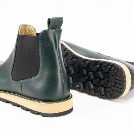 Классические ботинки челси на усиленной прошитой подошве Chelsea Hike Emerald